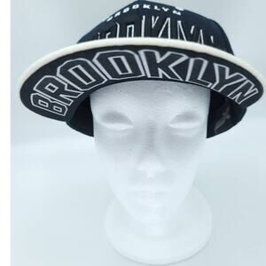 Brooklyn Nets NBA New York Hat Cap Adjustable Snapback Custom Spell Out